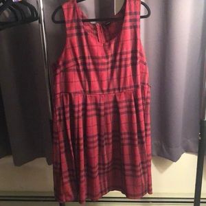 Patterned overall dress